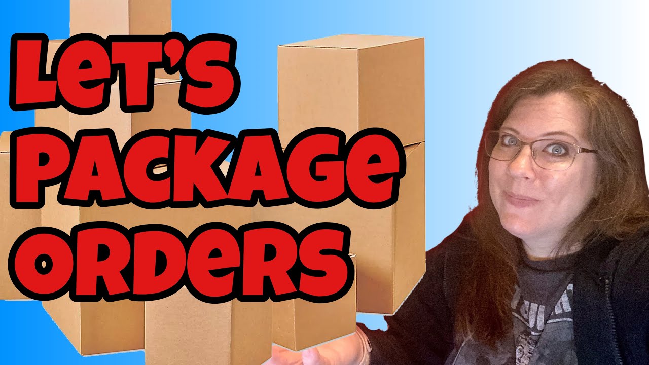 Packing Orders I Sold on eBbay! YouTube