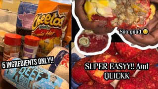 HOW TO MAKE THE TRENDING Hot Cheeto Balls WITHOUT BOUDIN MEAT. *SUPER EASYY* *QUICK RECIPE* 🌾🌶️