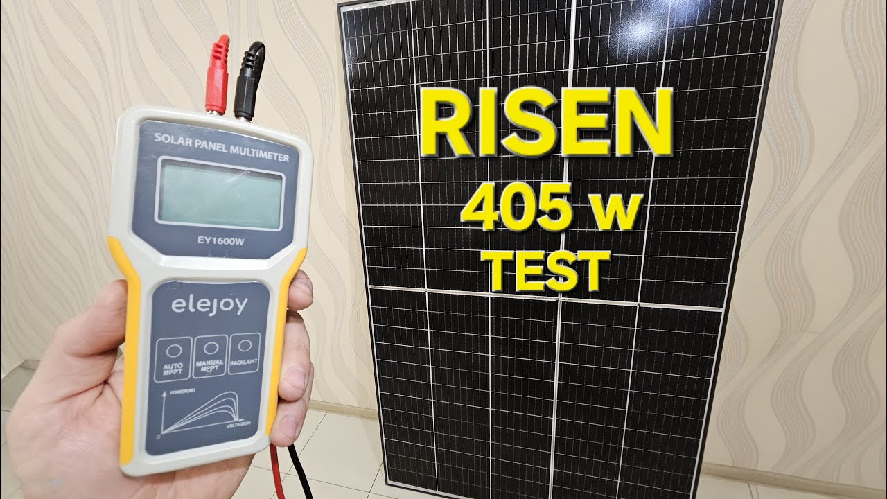 Сонячна панель Risen ТЕСТ