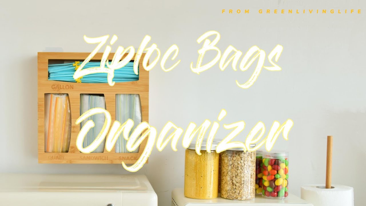 How to Organize Ziplock Bags- Kitchen Organizing Ideas