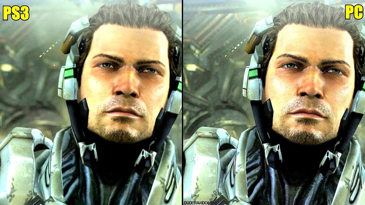 Vanquish Pc Vs PS3 Graphics Comparison - YouTube
