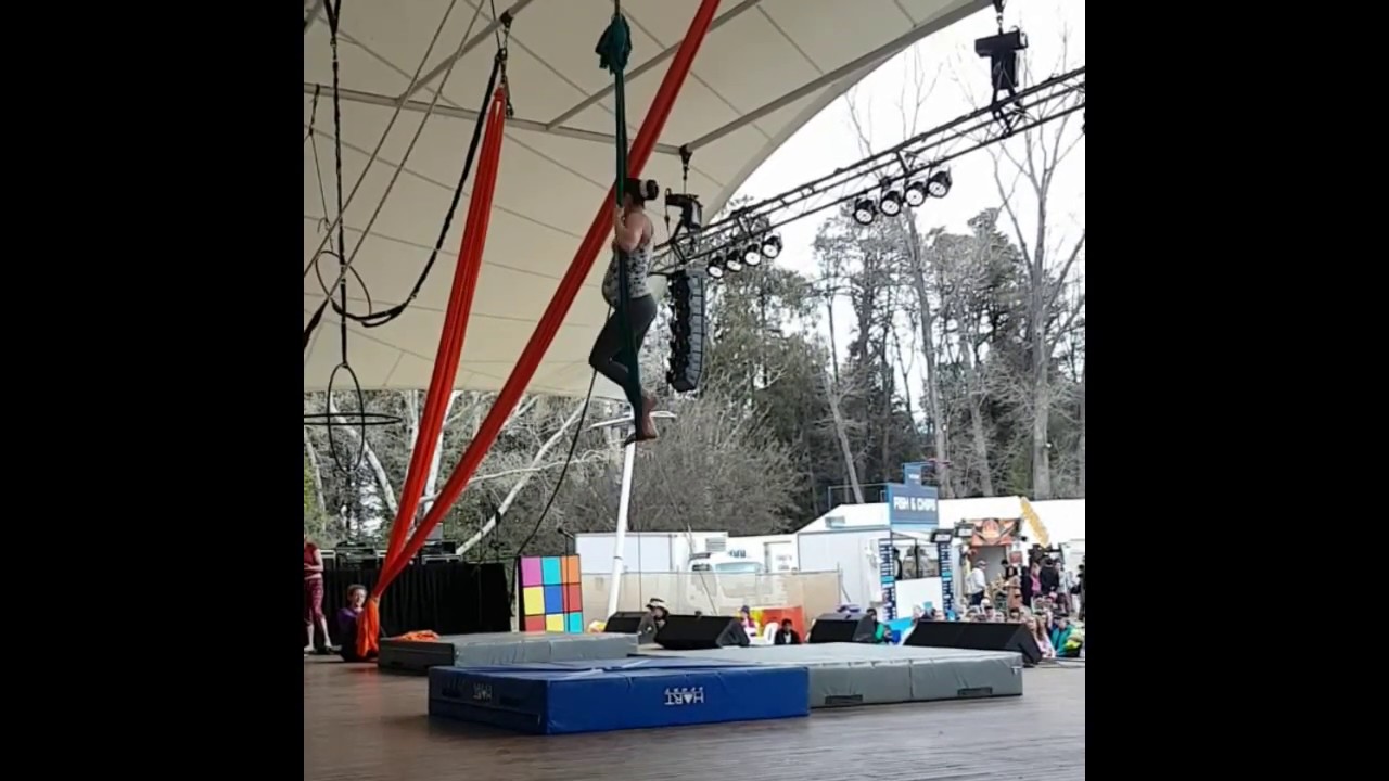 Aerial Silks Hammock Performance (while pregnant) YouTube