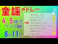 童謡ピアノメドレー - 4・5歳児クラス編/8曲/11分