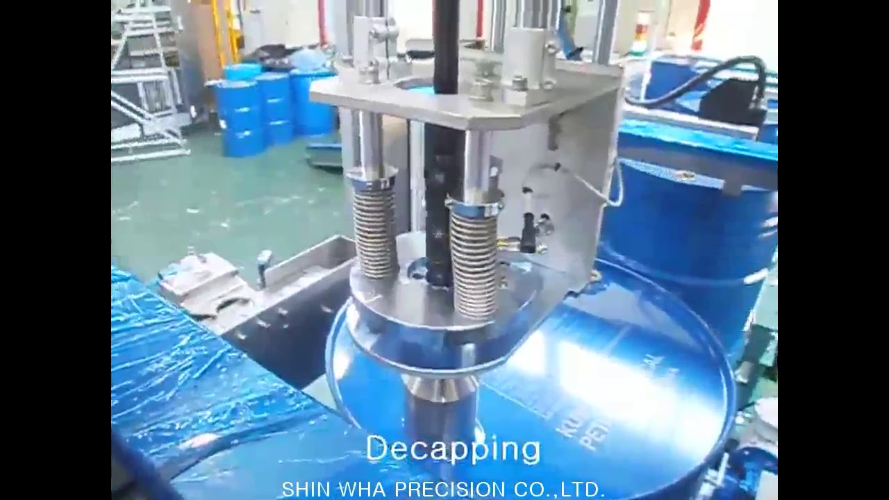 Video Drum Auto Filling System KumHo 2015 shinwha YouTube