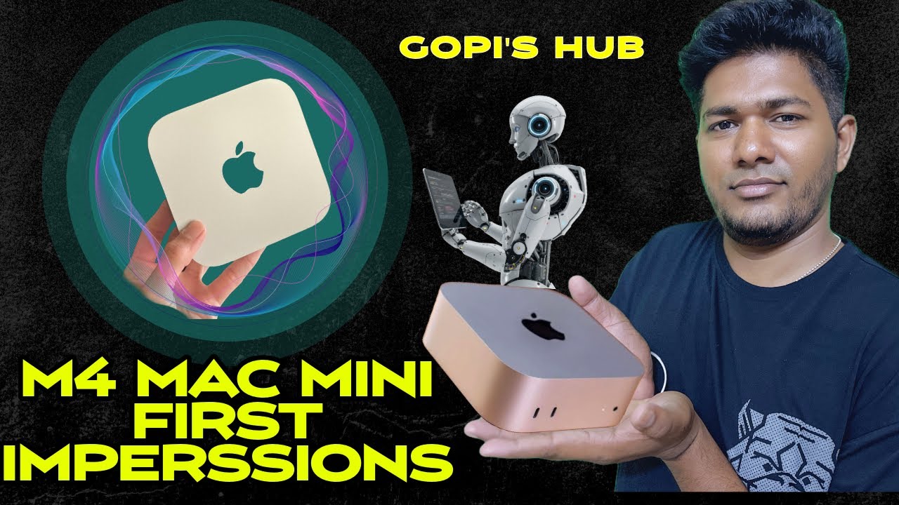 Tamil unboxing MAC mini m4 | First impressions and overview #apple # ...