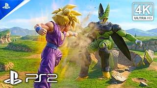 DBZ: Budokai Tenkaichi 3 (4K 60FPS) Realistic ULTRA GRAPHICS | Cell Facing A Saiyan God