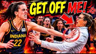Caitlin Clark PULLS Her Hand Away From Stephanie White During HEATED Sideline Meltdown!