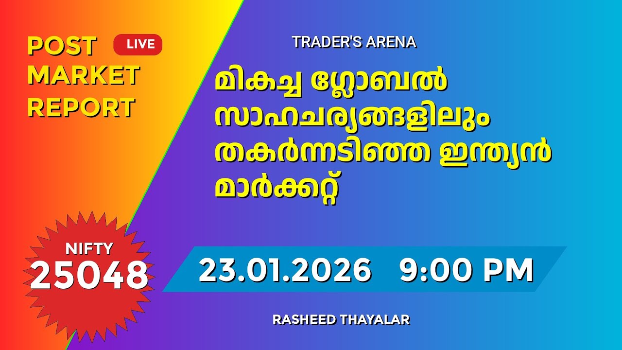 Basiat Rasheed Markit POST Market Report | 23.1. 2026 | Traders Arena | Rasheed Thayalar ...