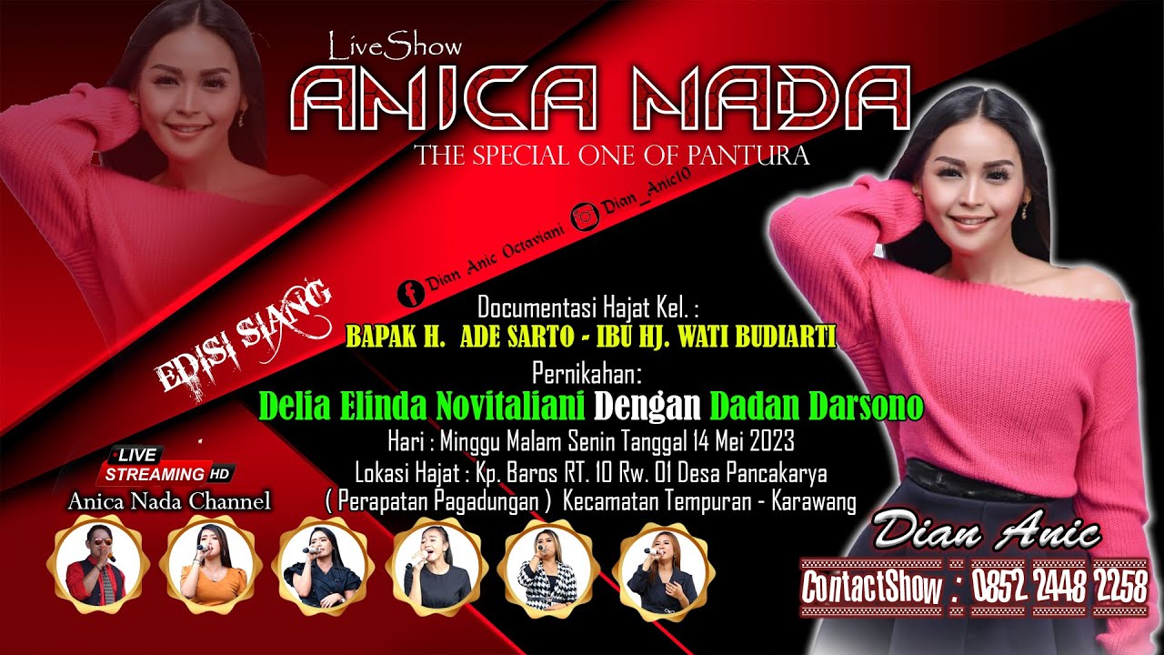 🔴LIVE ANICA NADA ( DIAN ANIC ) | EDISI SIANG 14  MEI 2023 | PANCAKARYA | TEMPURAN | KARAWANG