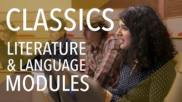 Classics at Warwick: Literature and Language Modules