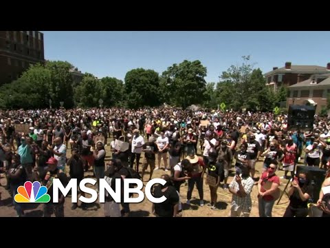 Thousands Of Protesters In Richmond Gather At Statue of Gen. Robert E. Lee | MSNBC