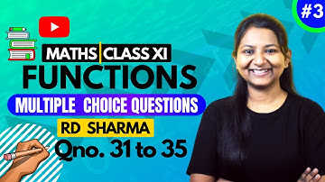 R.D Sharma Mcq solutions of class 11 Math (functions)