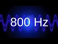 800 Hz clean pure sine wave TEST TONE frequency
