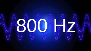 Vignette de la vidéo "800 Hz clean pure sine wave TEST TONE frequency"