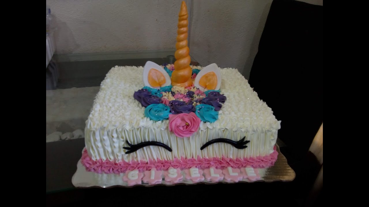 Pastel de unicornio ?? Tres leches - YouTube