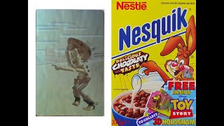 Nesquik Disney Toy Story 3D Holograms 1995