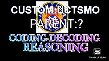 Assam police||Reasoning||coding decoding||Assam TET||