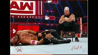 Brock Lesnar assaults Seth Rollins .raw 29\/7\/2019