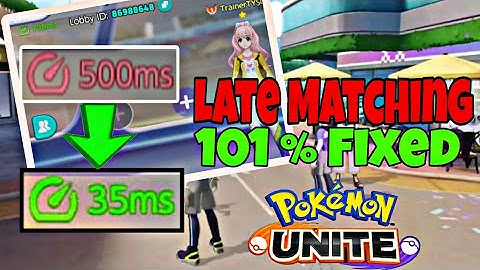 Solve Matching and High ms Problem in Pokemon Unite | Pokemon unite