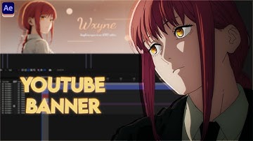 How to create a YouTube Banner! - After Effects Tutorial