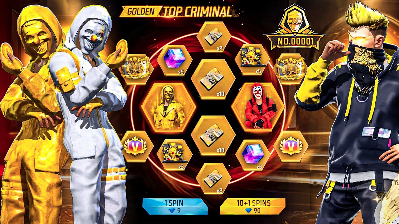 00001 GOLDEN Criminal is HERE 💀🔥