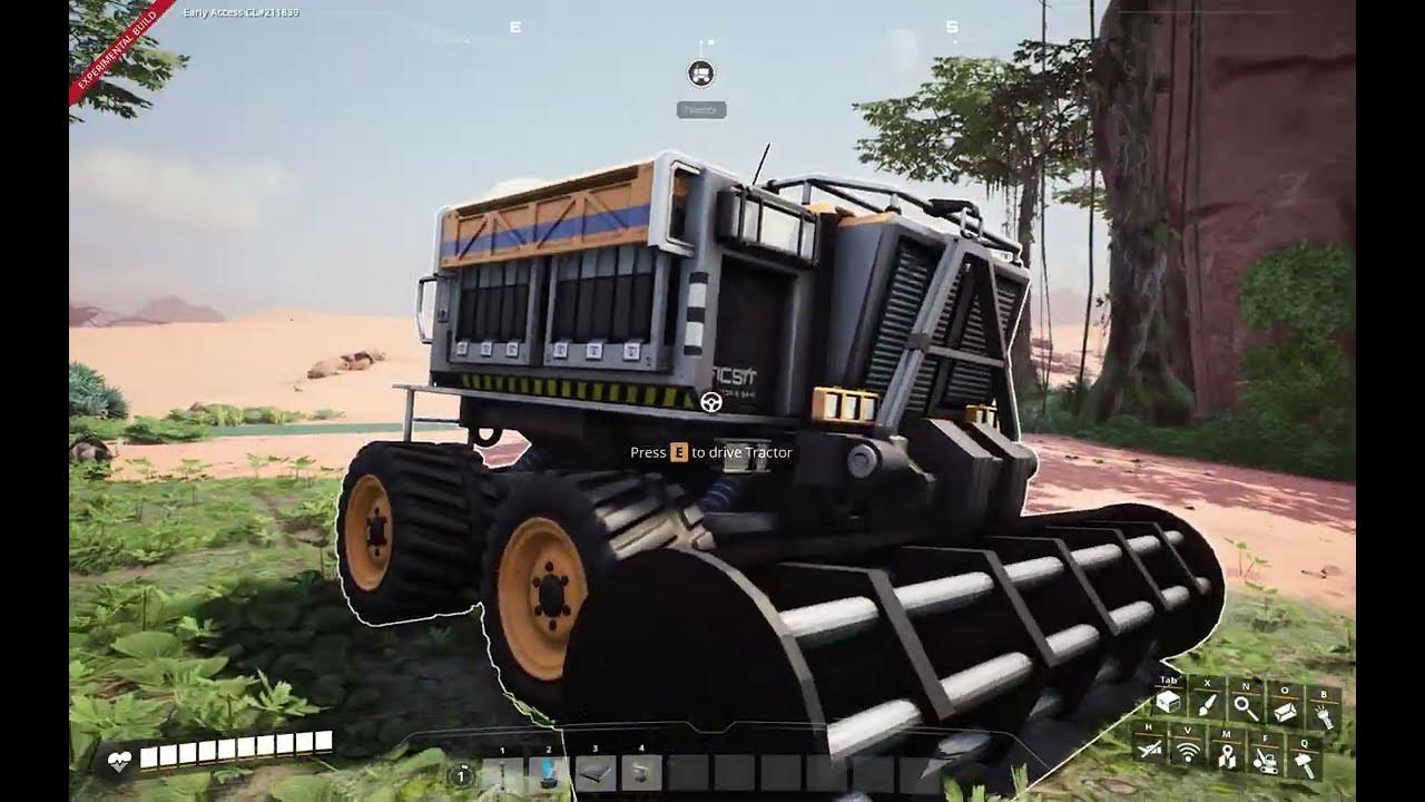 Harvester Tractor Mod Satisfactory Mod YouTube