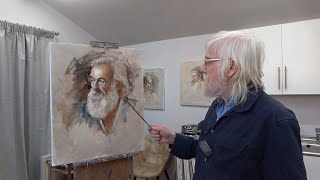 Portrait Sketch Demonstration in Oils for Search Press Festival UK (full version)