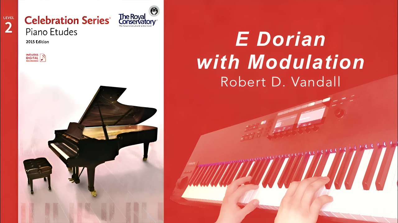 E Dorian with Modulation (RCM Etudes Level 2, 2015 edition) - YouTube