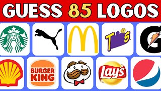 Guess the Logo Challenge | 85 Famous Logos  Logo Quiz