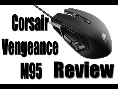Corsair Vengeance 🖱 M95 Performance MMO Gaming Mouse  Reivew