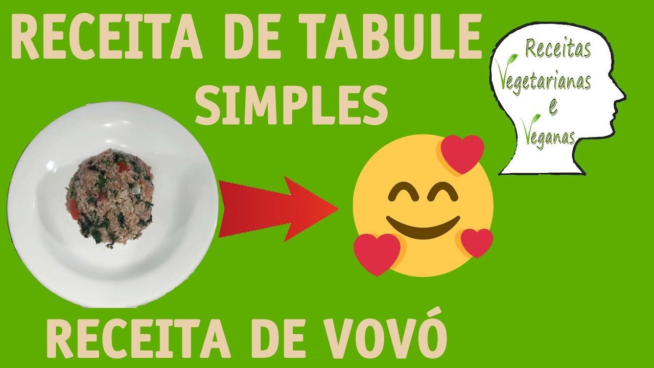 Como Fazer Tabule Receita Fácil E Simples Tabule Salada árabe Salada Tabule Tradicional