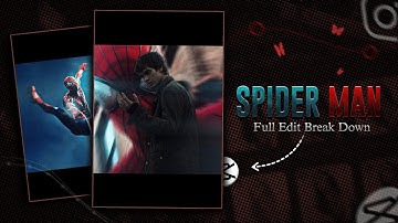 Instagram trending Spider-Man Edit In Mobile | Capcut Video Editing