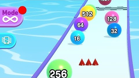 Ball Run 2048 Gameplay All Levels Android iOS Levels (72-90) Walkthrough #5