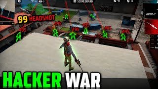 Free Fire OB54 Update Hacker War 😱🔥 | New Update Me Hacker Aa Gya | Free Fire MAX Gameplay
