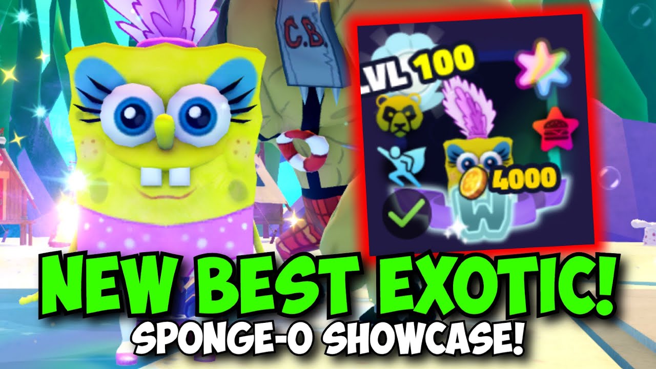 New Best Exotic Sponge-o Is the BEST NON-PRISMATIC Unit EVER! | Spongebob TD Update