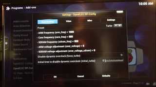 OpenELEC RPi Config add-on