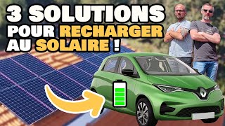 Recharge solaire : 3 solutions pour charger une voiture électrique avec des panneaux photovoltaïques