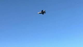 VMFAT-501 F-35B Lightning II performs minimum radius turn at AirVenture on Tuesday, July 22, 2025