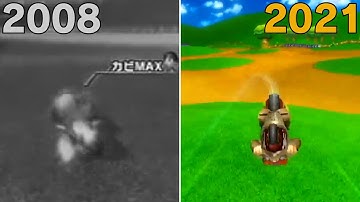 Evolution of Mario Kart Wii Moo Moo Meadows World Records (2008-2021)