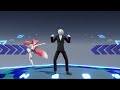 MMD / 빵룽x탄빵 - 겟단 x 행복해질 수 있는 숨겨진 커맨드가 있다는 것 같다