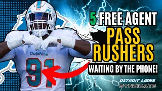 5 Free Agent Pass Rushers That Could Help The Detroit Lions Defensive Line!