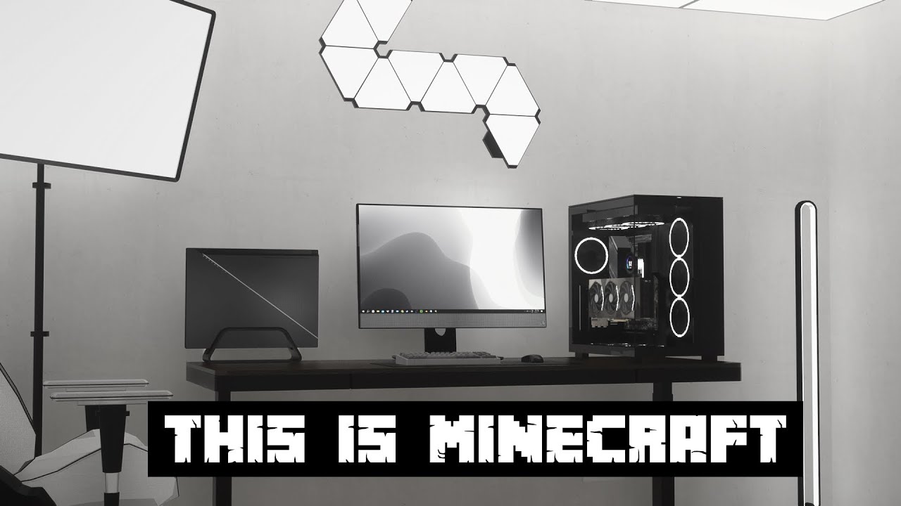 Building YOUR Gaming Setup in Minecraft! (NhatJS's Furniture Mod 0.0.5)