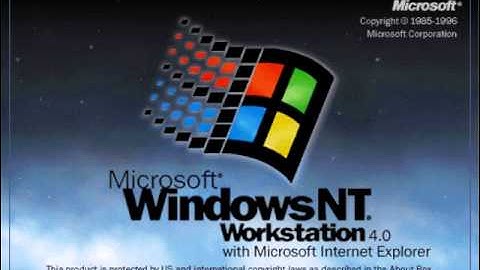 Windows NT 4.0 Startup Sound