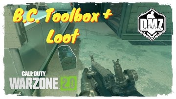 B.C. Toolbox Key Location with Loot - DMZ Warzone 2.0