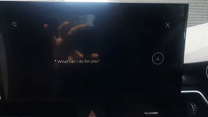 Audi Speech dialogue