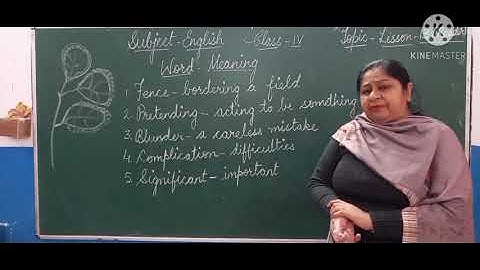 Class 4 English Reader Lesson-13(Part-1)