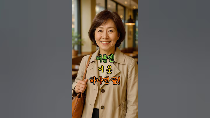 60대가 입으면 더 예쁜 여름 원피스 #시니어 #시니어패션