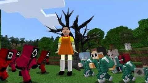 Squid Game Rampage | addon in MCPE 1.18/.19]