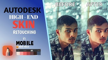 Face Smooth Editing Secret Skin Smoothing Tutorial in Autodesk Sketchbook || Ferdusur Rahman🎨