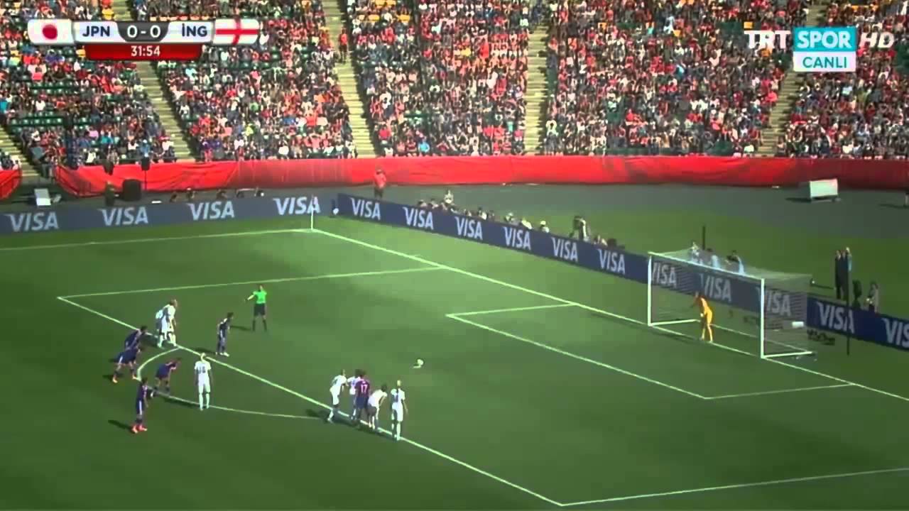 宮間あや 先制ゴール サッカー Fifa女子ワールドカップ15 準決勝 日本 イングランド戦 ゴールシーン ハイライト なでしこジャパン オウンゴール 15 07 02 15年7月2日 Youtube